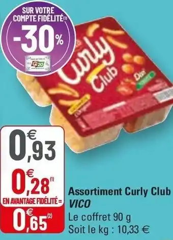 G20 Assortiment Curly Club Vico offre