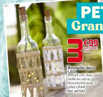 Gifi Bouteille déco led offre