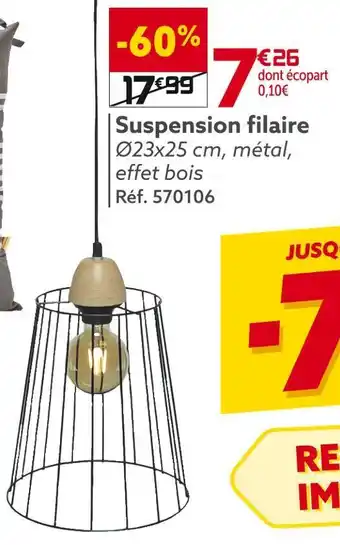 Gifi Suspension filaire offre