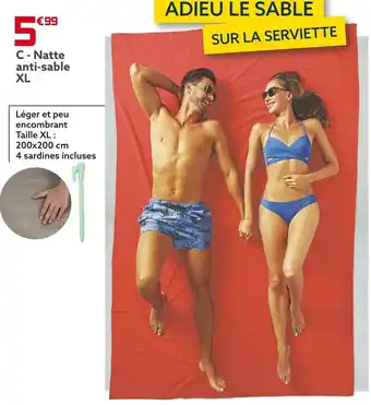 Gifi Natte anti-sable xl offre