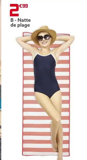 Natte de plage