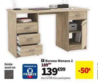 Conforama  bureau monaco 2 offre