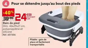 Bain de pied