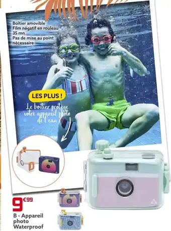 Appareil photo waterproof