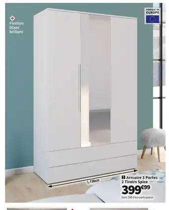 Conforama  armoire spice offre