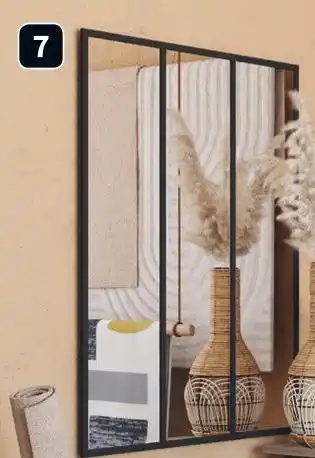 Conforama Miroir 3 bande h.120xl.90 cm offre