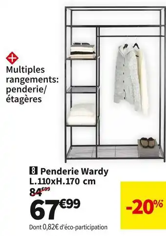 Conforama Penderie wardy offre