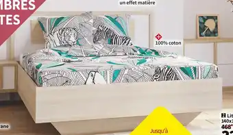 Conforama Parure savane 240x220 cm offre