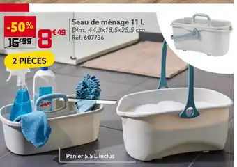 Gifi Seau de ménage 11 l offre