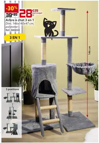Gifi Arbre à chat 3 en 1 offre