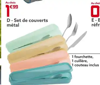 Gifi Set de couverts métal offre