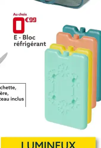 Bloc réfrigérant
