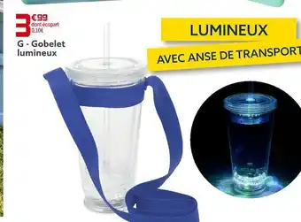 Gifi Gobelet lumineux offre