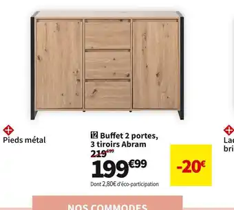 Conforama Buffet abram offre