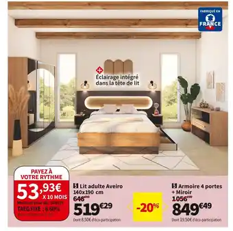 Conforama Chambre aveiro offre