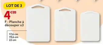 Gifi Planche à découper x3 offre