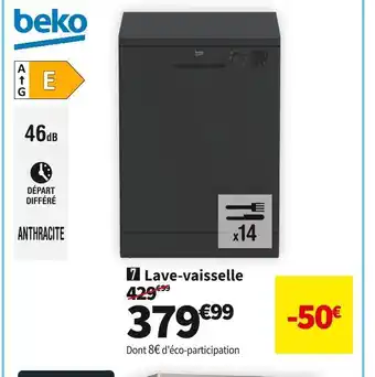 Conforama Beko lave-vaisselle lved4629a offre
