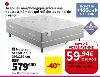 Matelas ressorts ensachés sensation-r