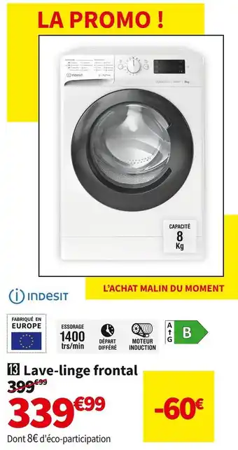 Conforama Indesit lave linge mtwe 81495 wk ee offre