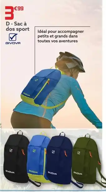 Gifi Sac à dos sport offre