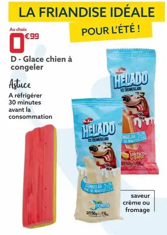Gifi Glace chien à congeler offre