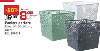 Gifi Panier perforé offre