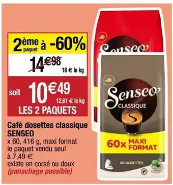Migros Capsules de café senseo offre