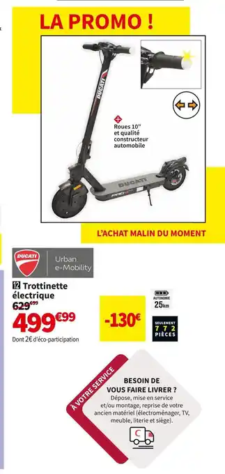 Ducati trottinette électrique ducati pro 2 plus