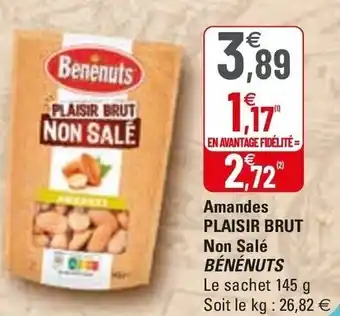 G20 Amandes Plaisir Brut offre