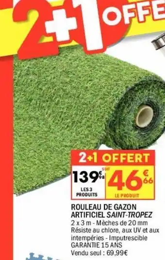 La Foir'Fouille Rouleau de gazon artificiel saint-tropez offre
