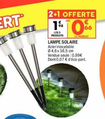 La Foir'Fouille Lampe solaire offre