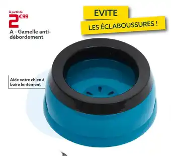 Gifi Gamelle antidébordement offre