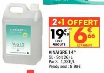 La Foir'Fouille Vinaigre 14ª offre