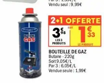 La Foir'Fouille Buoteille de gaz offre