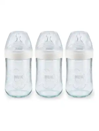 KIABI Lot de 3 biberons nature sense tc en verre 240ml 0-6m perçage m nuk offre