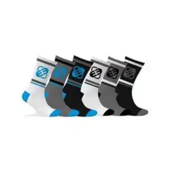 Decathlon Lot de 6 paires de chaussettes homme assorties offre