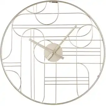 Horloge en métal doré d50