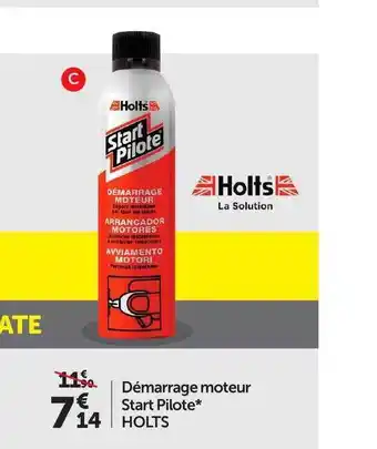 Demarrage Moteur Start Pilote Holts