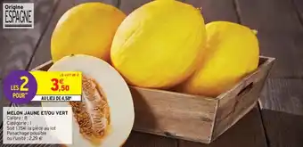 MELON JAUNE ET/OU VERT