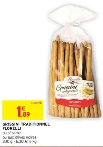 Intermarché GRISSINI TRADITIONNEL FLORELLI offre