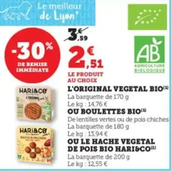 L'ORIGINAL VEGETAL BIO(Âč