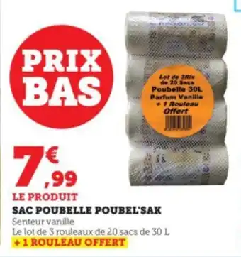 Super U SAC POUBELLE POUBEL'SAK offre