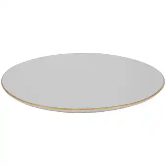 Action Assiette petit-déj. bord doré offre