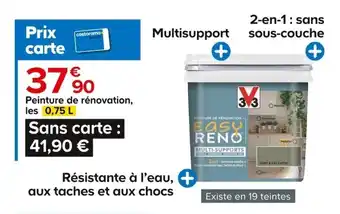 Castorama Peinture de rénovation, offre
