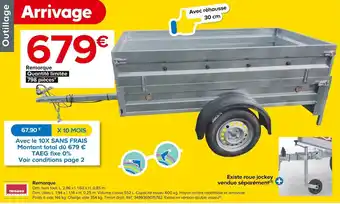 Castorama Remorque offre