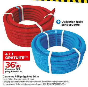 Castorama Couronne PER prégainée 50 m offre