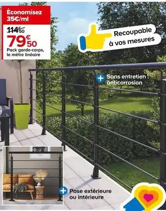 Castorama Pack garde-corps, offre