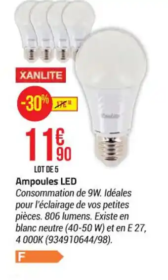 Bricorama Ampoules LED offre