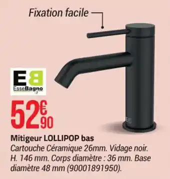 Bricorama Mitigeur LOLLIPOP bas offre