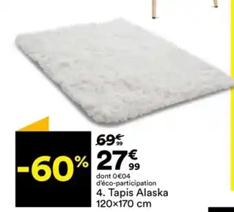 BUT dont 0 €04 d'éco-participation 4. Tapis Alaska 120x170 cm Alaska 120x170 cm offre